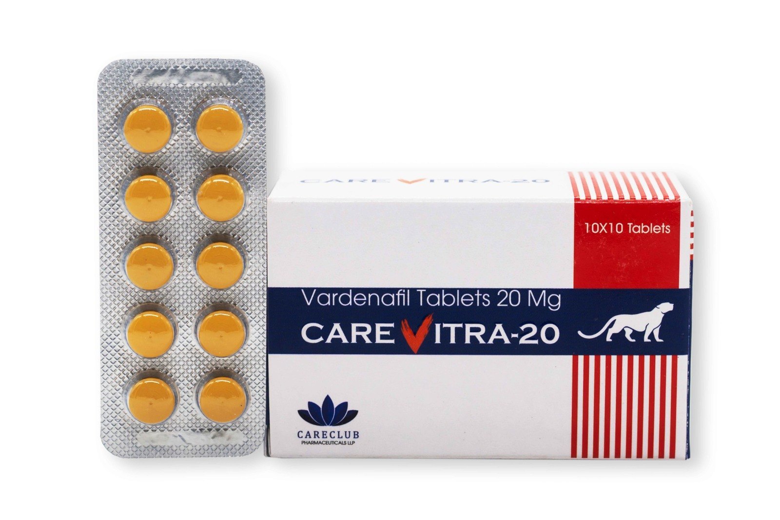 Carevitra 20 mg Vardenafil 100 Tabletten Apotheke EU