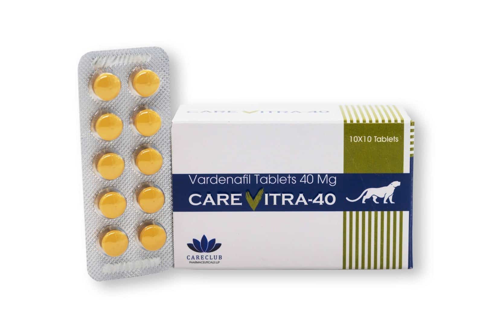Carevitra 40 mg Vardenafil 100 Tabletten Apotheke EU