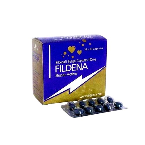 FILDENA Super Active Sildenafil Weichkapseln, 100 Stück, erhältlich in der EU-Apotheke