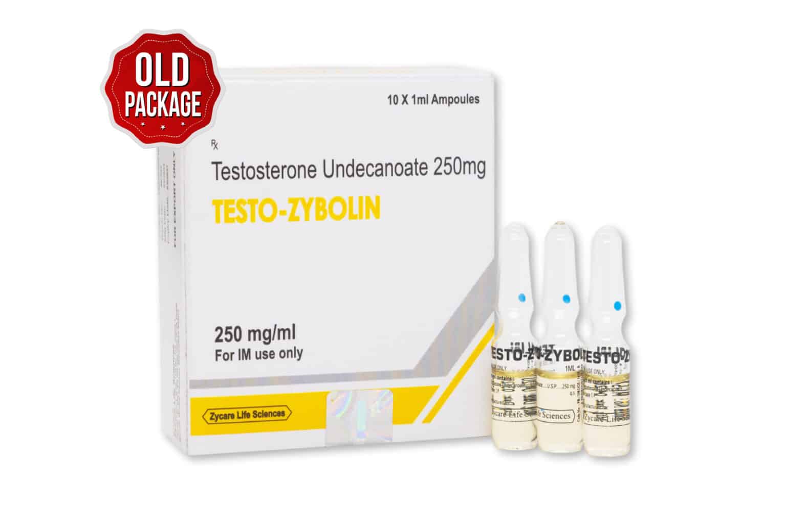 TESTO ZYBOLIN Testosteron Unde 250 mg 1×10 1