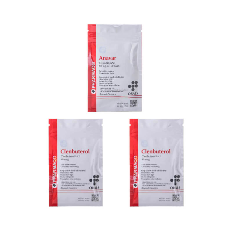 Fortgeschrittenes Abnehmpaket für Frauen Anavar Clenbuterol 8 Wochen Pharmaqo INT.