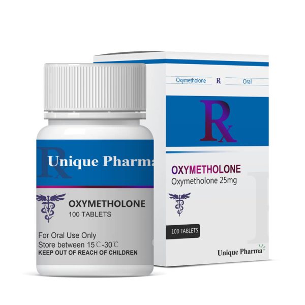 Unique Pharma Oxymetholon 25 mg