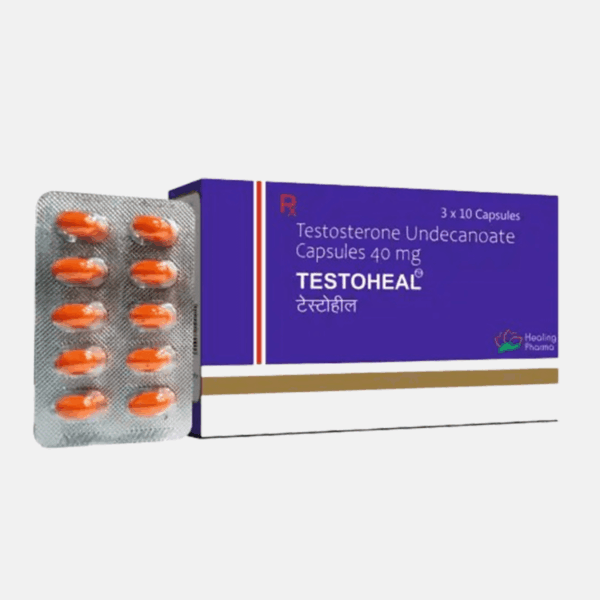 Testoheal 40 mg (Testosteron-Undecanoat-Kapseln) Driada Medical