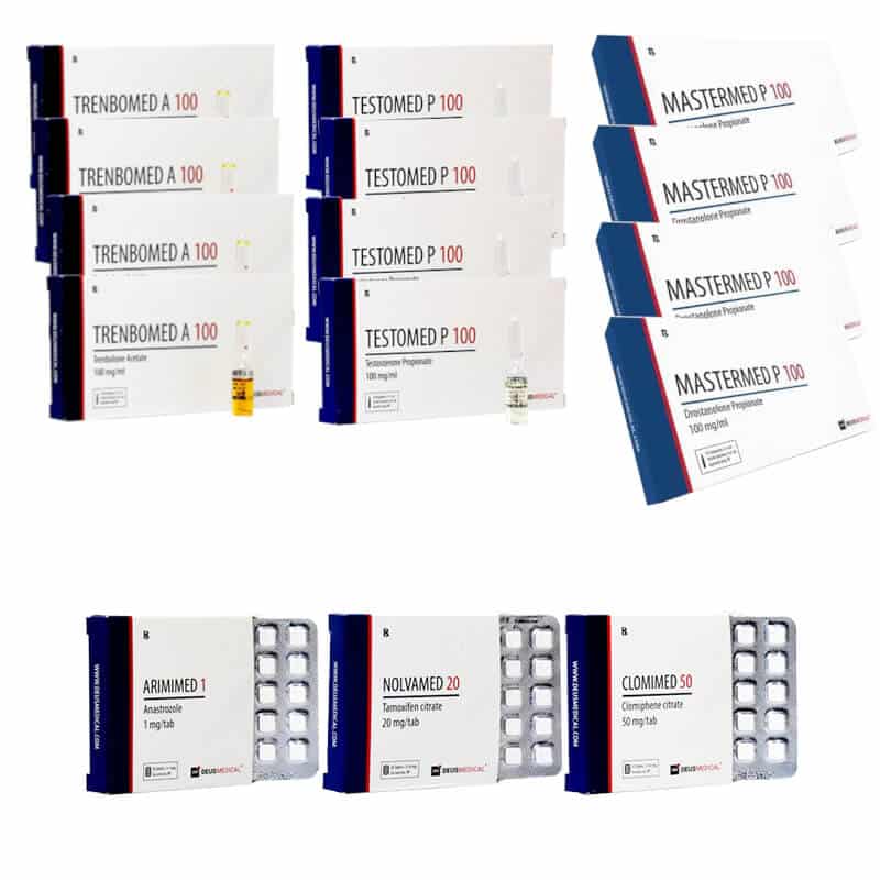 EXTREME DRY PACK Test P Tren A Mast P 10 Wochen DEUS