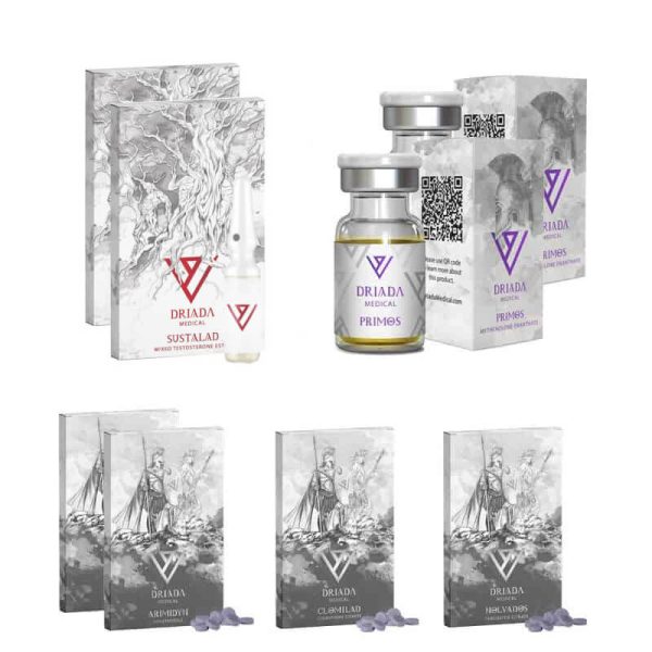 Aufbau von fettfreier Masse (fortgeschritten) über 8 Wochen: Sustanon, Primobolan, Driada Medical 1