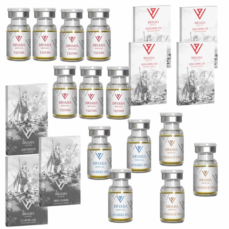 Extreme Mass Gain Pack TEST E DECA TREN A DIANABOL 16 Wochen DRIADA