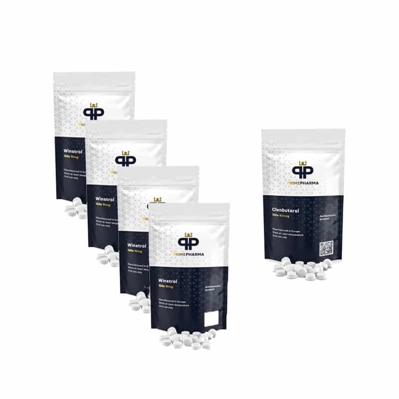 Schrumpfpackung 10 Wochen Clenbuterol Winstrol Prime Pharma