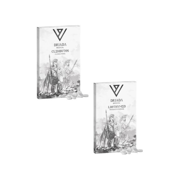 8-Wochen-Shring-Packung mit Clenbuterol, Cytomel und Driada