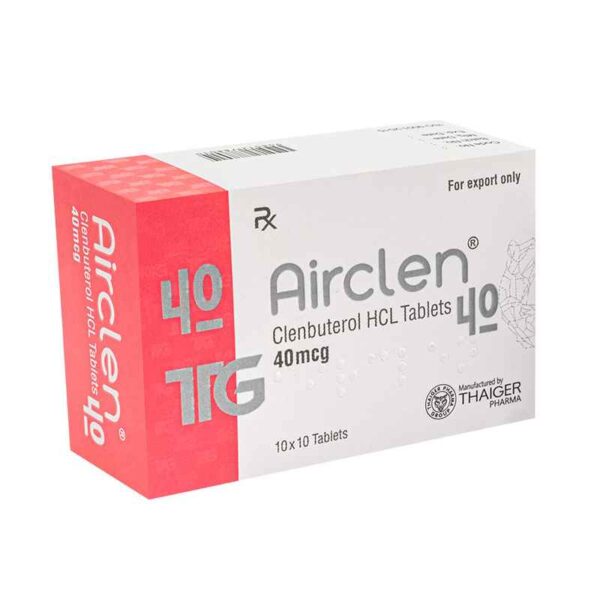 AIRCLEN 40 MCG (CLENBUTEROL) 100 TABS THAIGER PHARMA