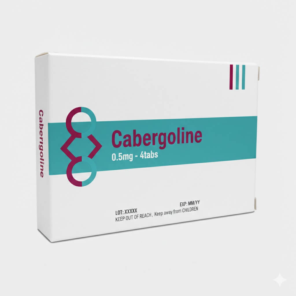 Cabergolin 0,5 mg 4 Tabletten