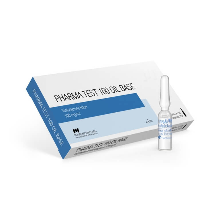 Pharmatest 100 Ampullen auf Ölbasis (10 x 1 ml x 100 mg) PHARMACOM