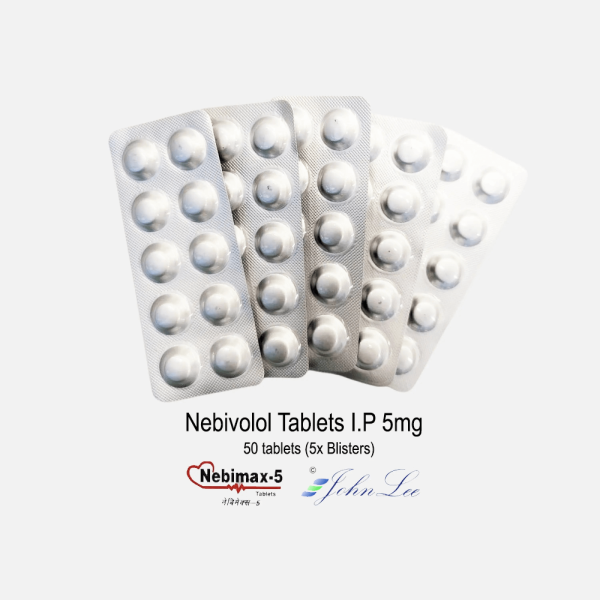 Nebivolol 5 mg Nebimax 5, 50 Tabletten, 5 Blisterpackungen, Driada Medical