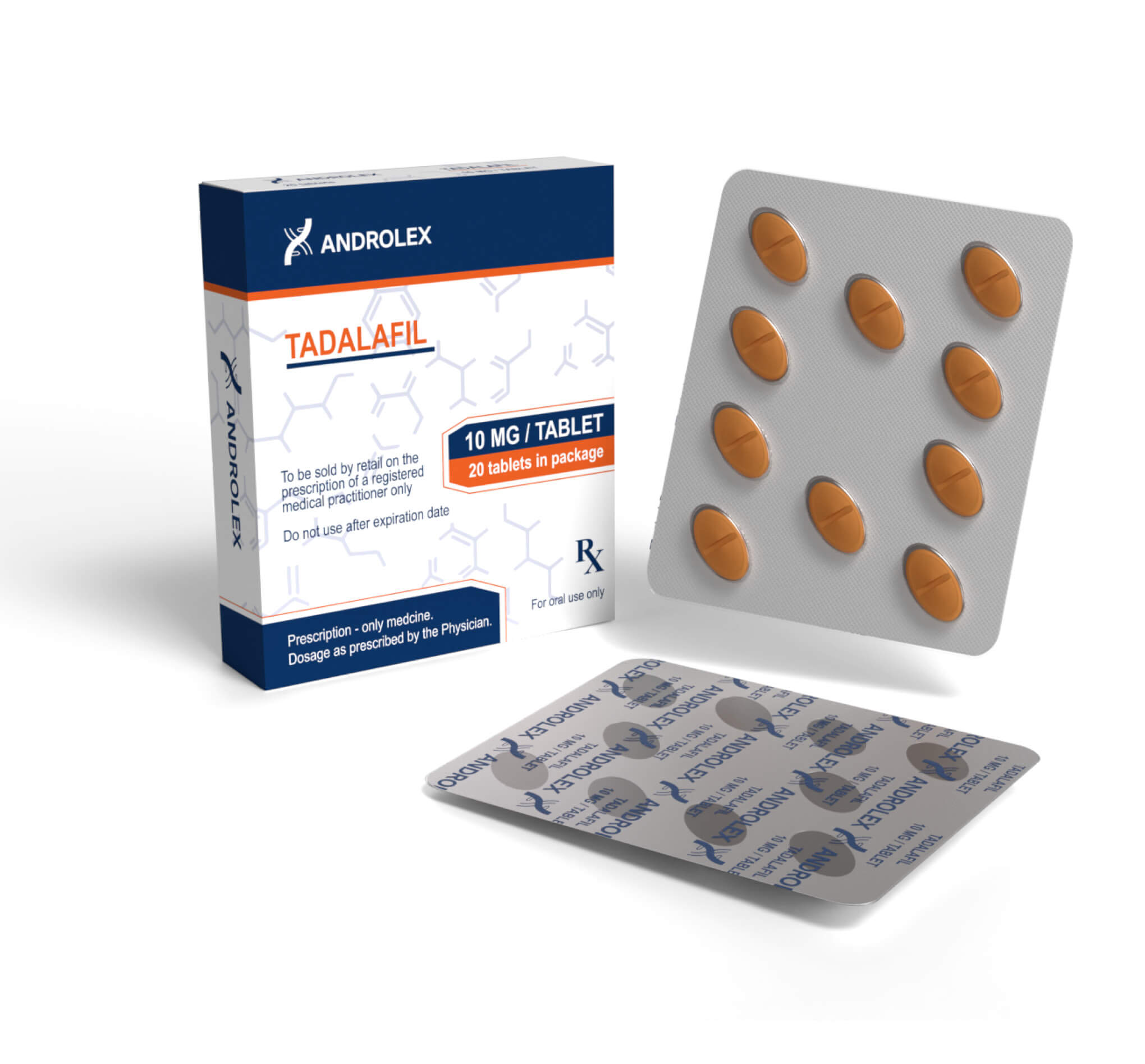 Androlex Tadalafil 10 mg Tabletten, 20 Stück