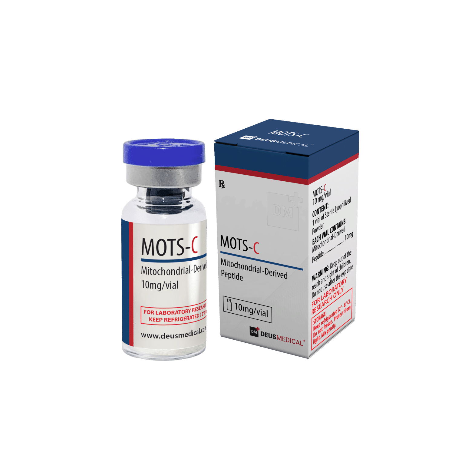 MOTS-C (Mitochondrial-Derived Peptide) - 10 mg/vial - DEUS-MEDICAL