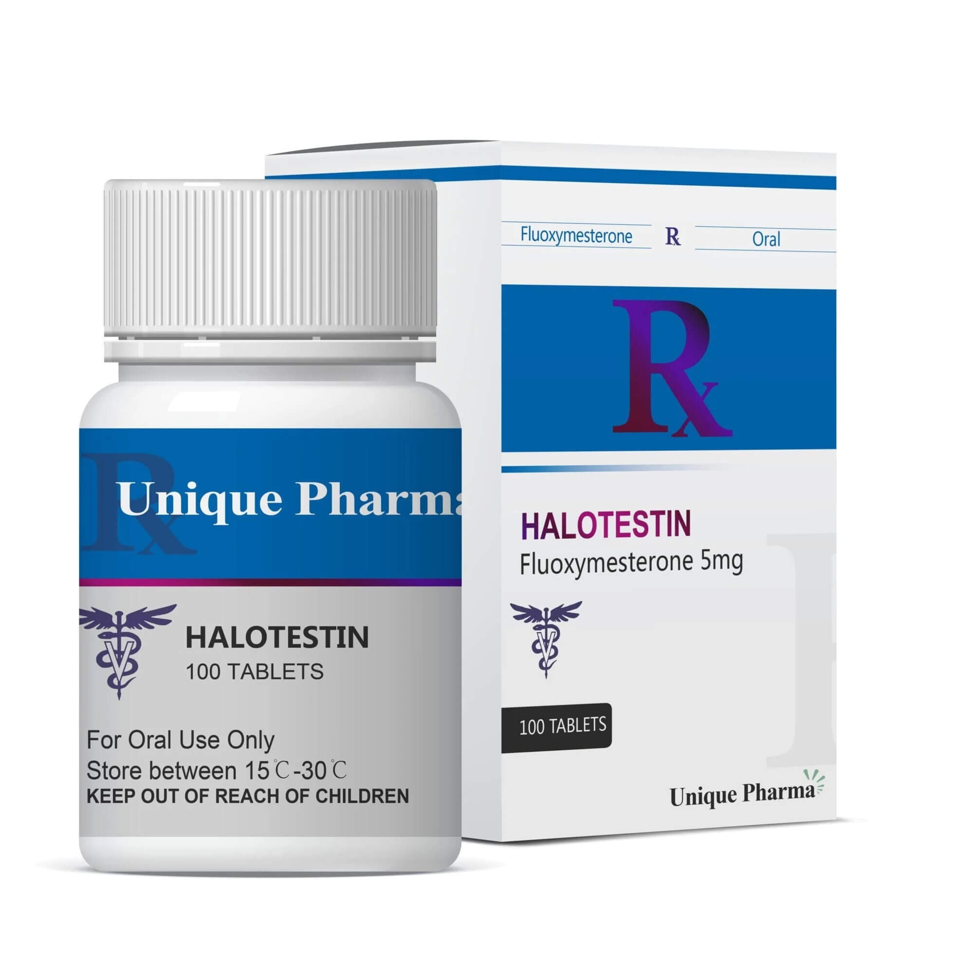 Halotestin 5 - Fluoxymesteron (5 mg/Tablette, 100 Tabletten) - UNIQUE-PHARMA