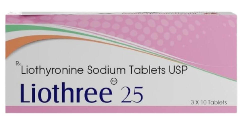 LIOTHREE – Liothyronin-Natrium 25 µg (30 Tabletten) – Shree Venkatesh