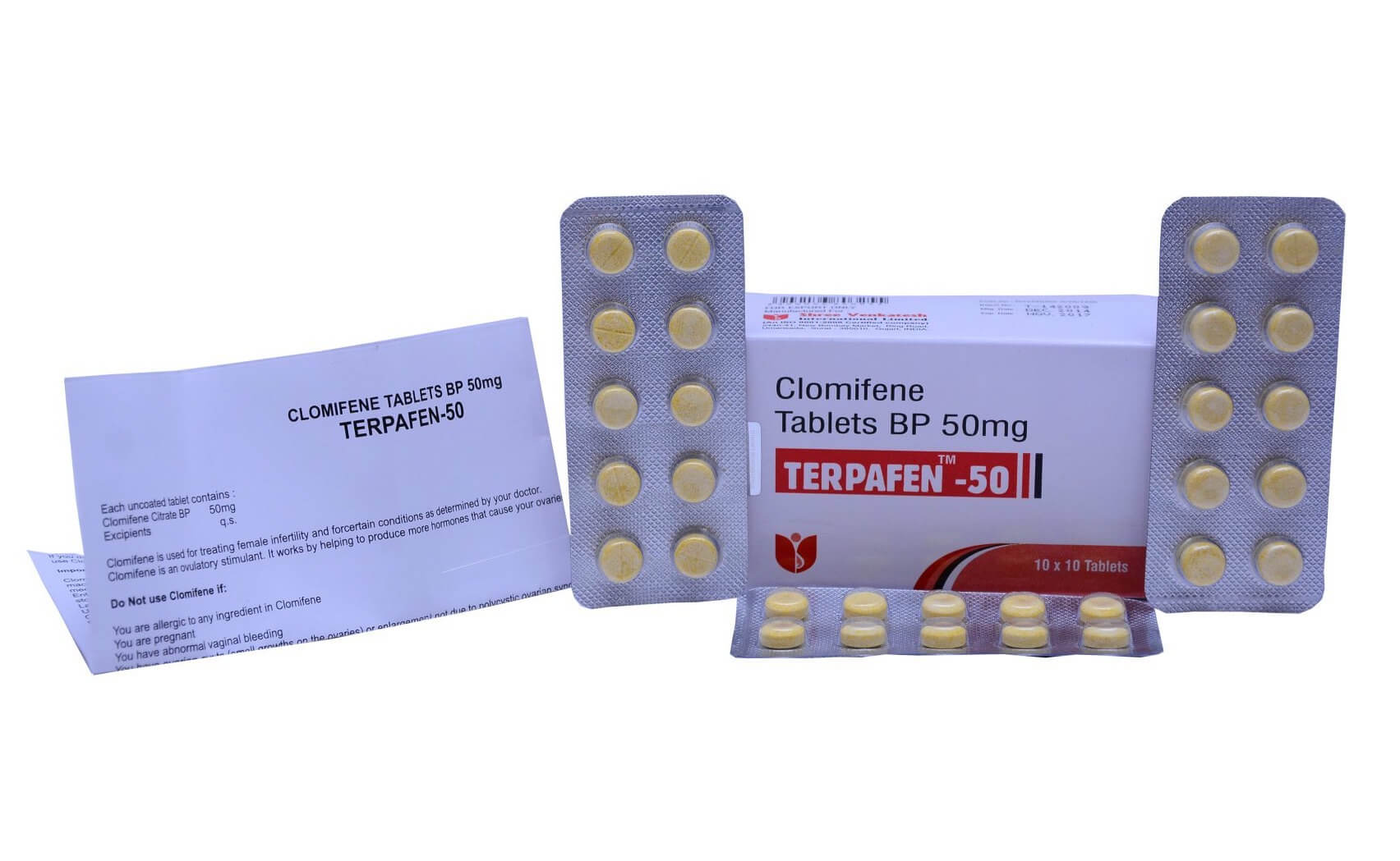 TERPAFEN – Clomifencitrat 50 mg (100 Tabletten) – Shree Venkatesh