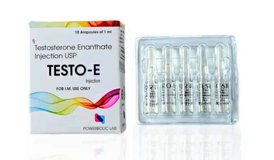TESTO E AMP – Testosteron Enantat USP 250 mg, 10 Ampullen – POWERBOLIC