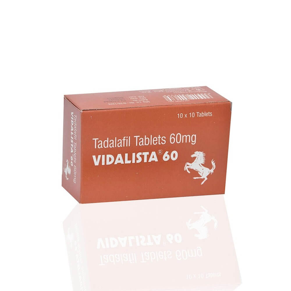 VIDALISTA 60 MG (Tadalafil 60 mg) (100 Tabletten) - CENTURION