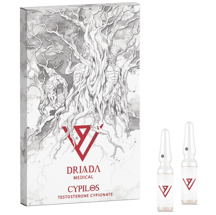 Cypilos – Testosteron Cypionat 200 mg/ml – 10 Ampullen à 1 ml – Driada Medical