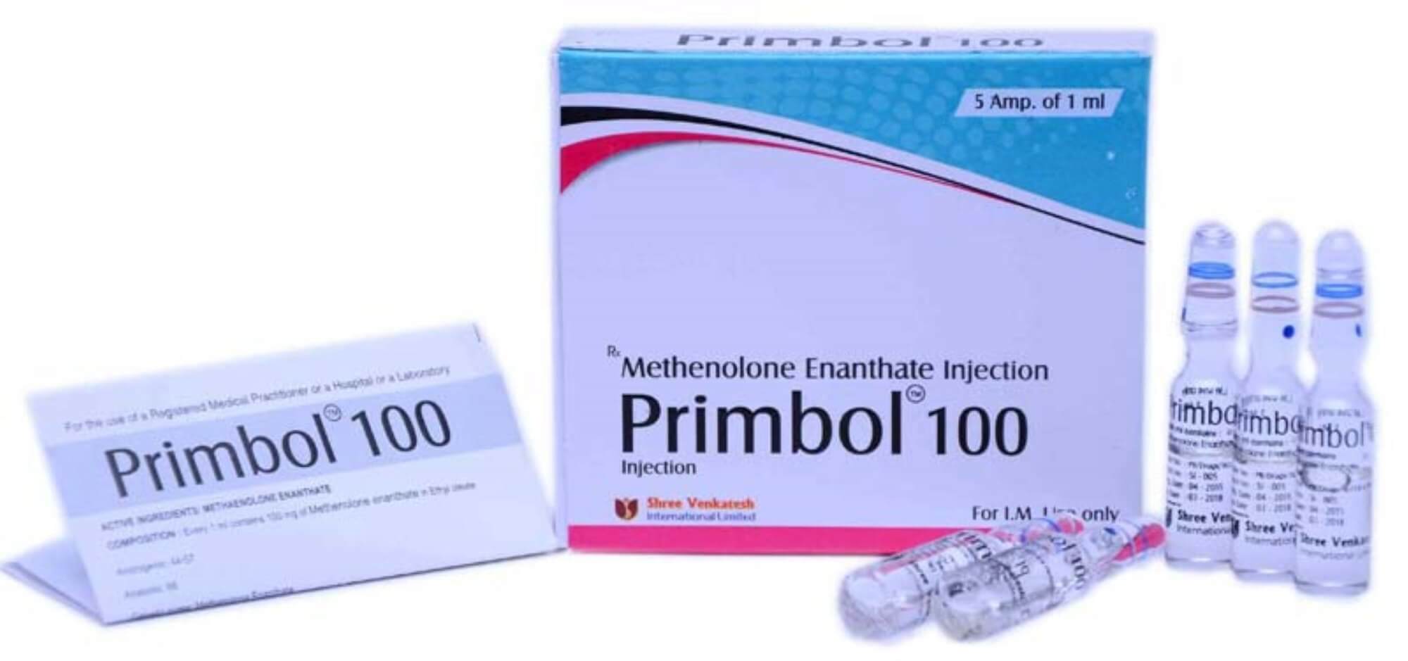 PRIMBOL – Methenolon Enanthate 100 mg/ml (5 Ampullen à 1 ml) – Shree Venkatesh