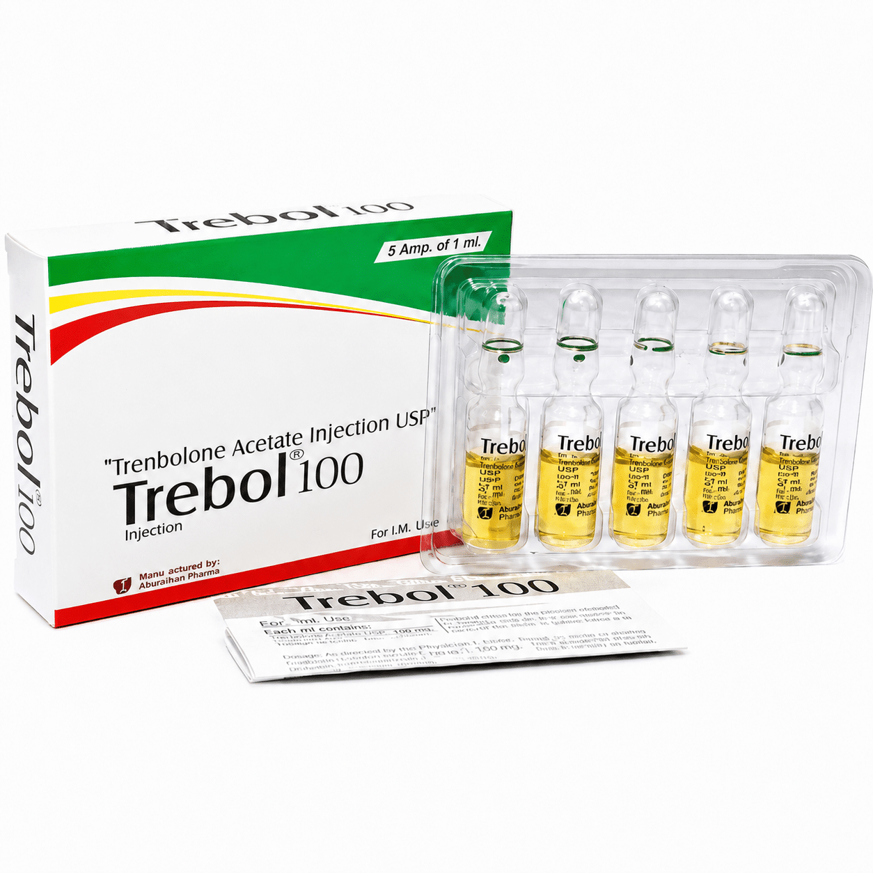 TREBOL – Trenbolonacetat 100 mg/ml (5 Ampullen à 1 ml) – Shree Venkatesh