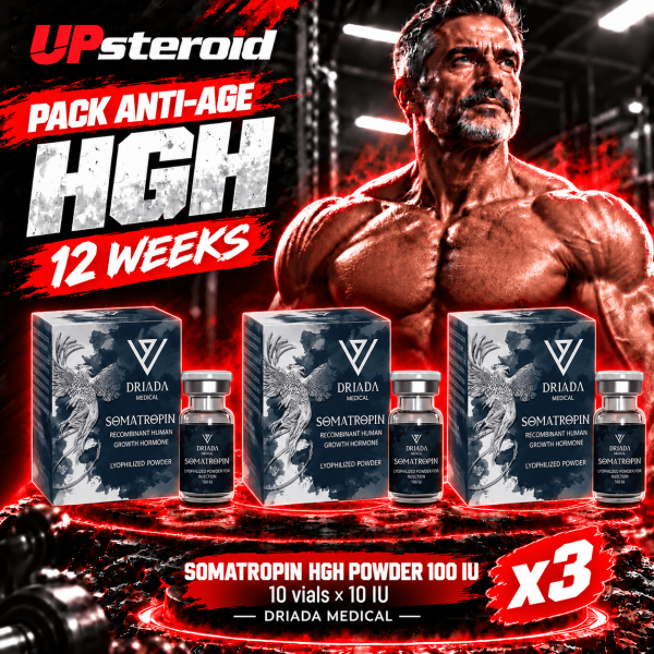 Pack HGH Anti-Age Powder - 12 semaines - DRIADA