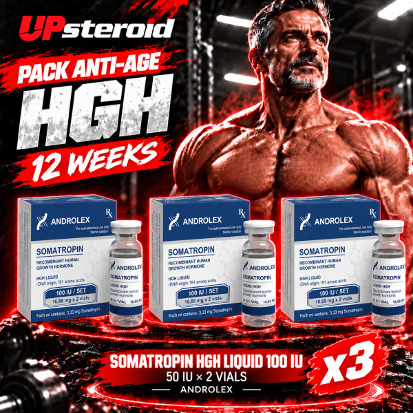 Pack HGH Anti-Age - 12 semaines - ANDROLEX
