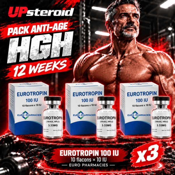 Pack HGH Anti-Age - 12 semaines - EURO PHARMA EU