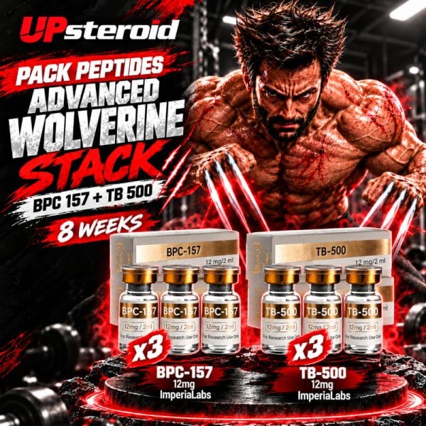 Pack Peptides Advanced Wolverine Stack (BPC 157 + TB 500) 8 semaines - ImperiaLabs